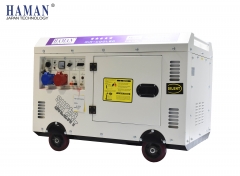 Japan HAMANディーゼル発電機 POWER:10KVA SILENT Diesel Generator，Air-cooled