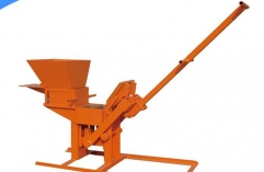 QMR2-40 small manual clay interlocking block machine